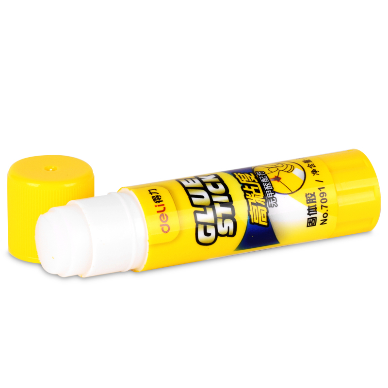 得力(deli)7091固体胶 24只8g胶棒强力胶学生用品diy饰品手工制作 高粘度粘性强财务办公 幼儿园儿童手工课