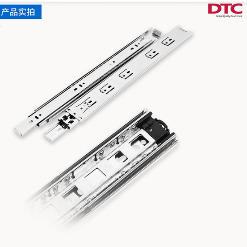 DTC-45873三节走珠导轨45MM宽侧装普通走珠轨20寸500MM1副(2支)