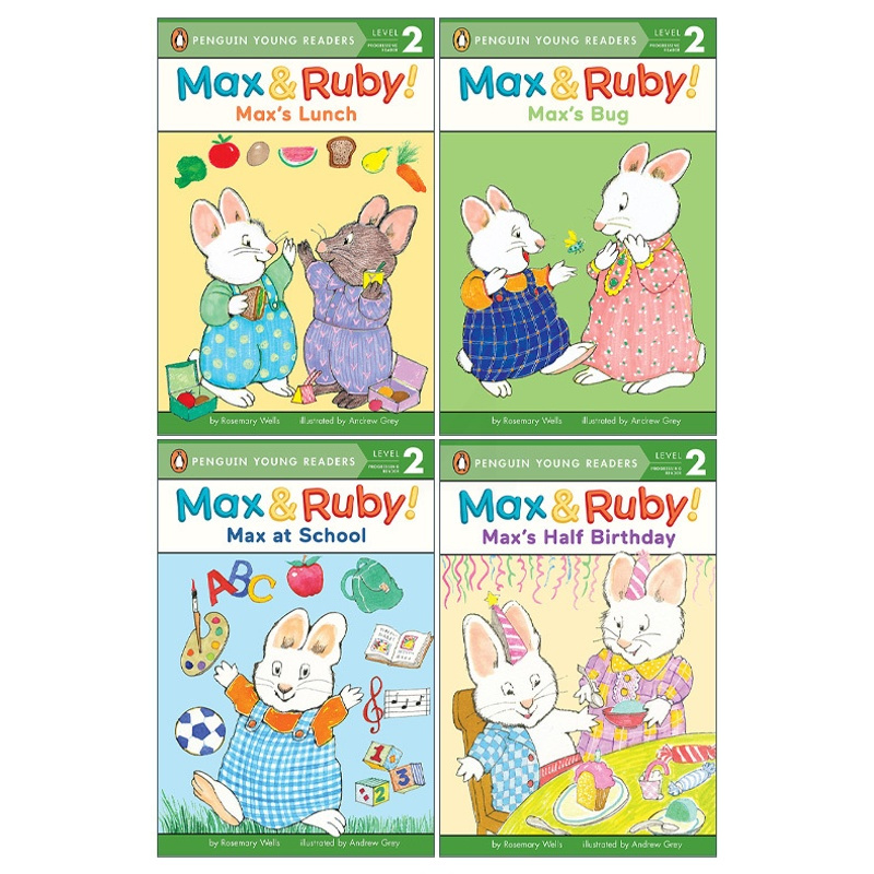 [正版]英文原版 Max and Ruby Penguin Young Readers, Level 2 小兔麦斯和露比
