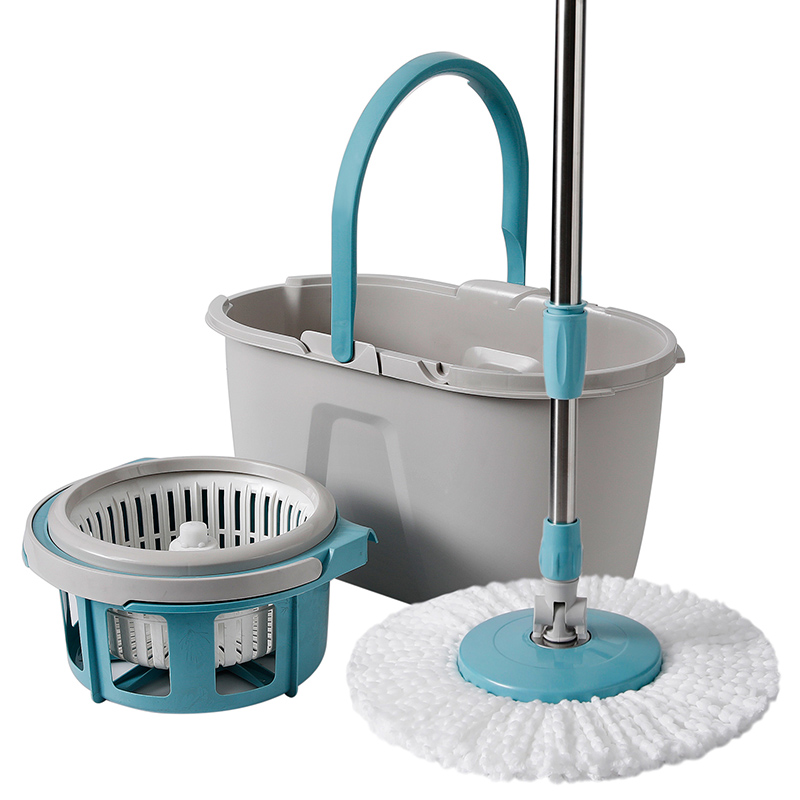 美丽雅不锈钢旋转拖把超细纤维拖把头国产高效清洁旋转设计高清大图