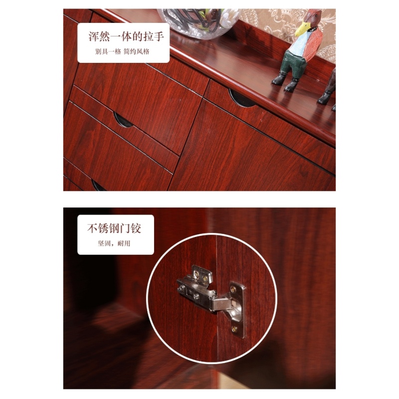 宜掌柜 木质茶水柜 两门三抽 个高清大图