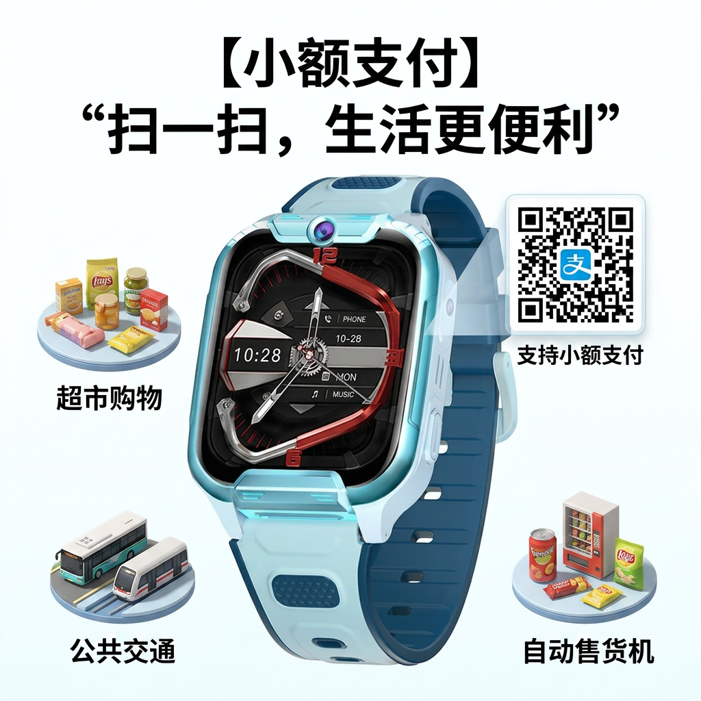 克维杰 全网通4G儿童通话手表 SLX001 SLX001蓝色高清大图