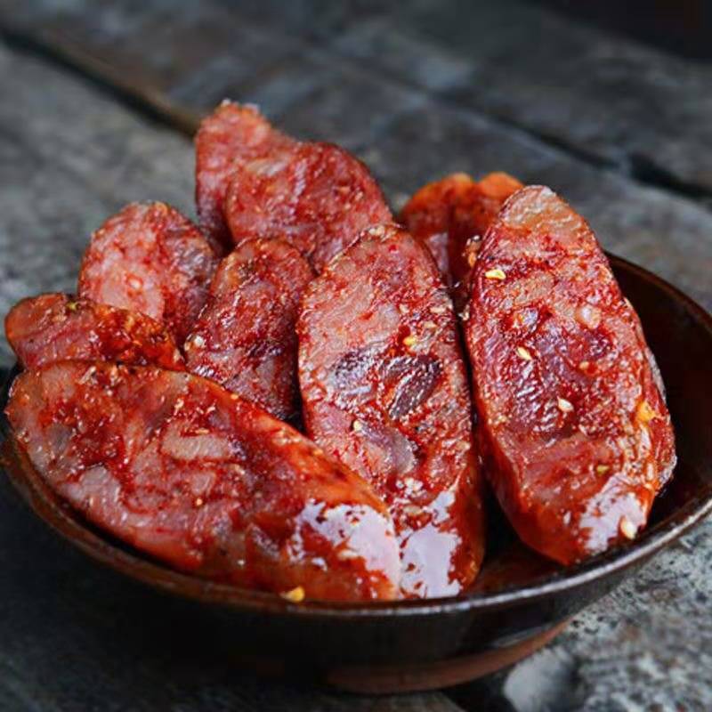 腊肠四川麻辣味香肠5斤正宗农家特产香辣烤肠风干非烟熏腊肉腊味
