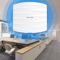 TP-LINK TL-AP901C 无线百兆吸顶ap路由器大功率企业级智能高速wifi网络覆盖室内双频900M兆小中大户型家用别墅商用酒店酒吧网吧KTV宾馆学校医院tplin