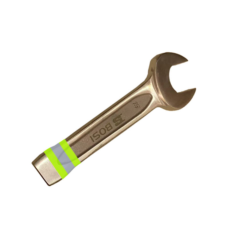 波斯(BOSI) 荧光系列防爆德式敲击开口扳手 27mm 把高清大图