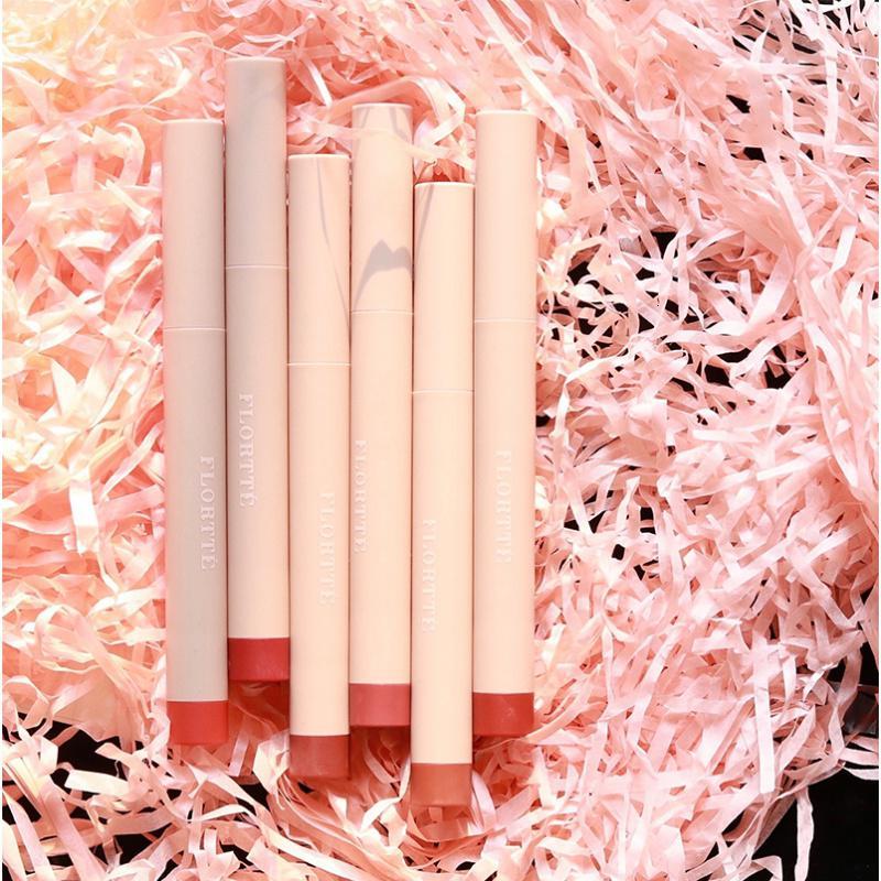 花洛莉亚唇膏笔奶思豆沙色口红女奶茶色哑光学生款flortte口红笔