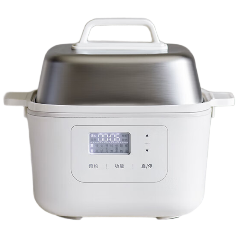 歐萊克 OLK-DDG15A(1.5L 多功能电炖锅 含陶瓷蒸盘+炖盅+蒸蛋架DDG00301) 电炖锅 家用蒸煮炖