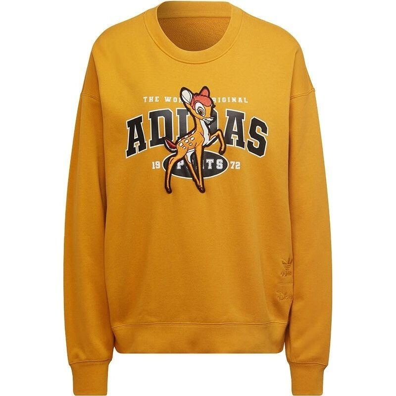 adidas/阿迪达斯三叶草卫衣运动休闲针织圆领女装套头衫HD2755 D
