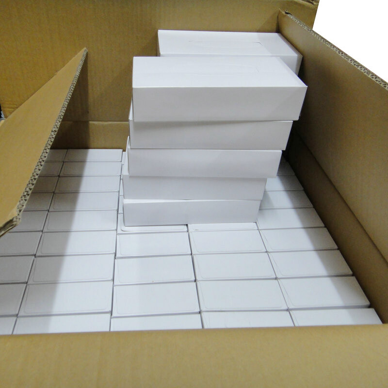 盒装抽纸 简装硬盒装餐巾纸23*12*7 3层80抽订制高清大图