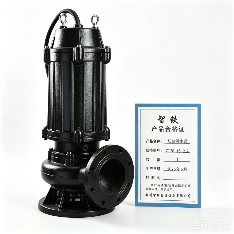 智铁 切割污水泵 ZT20-15-2.2 个高清大图