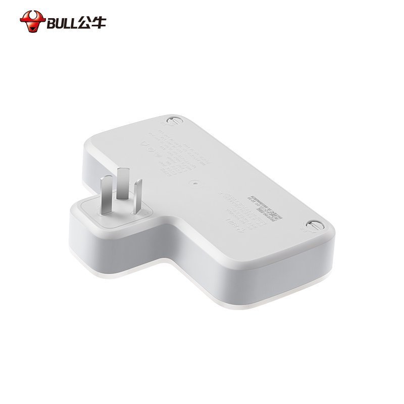 公牛(bull)GN-96021Q30一转五总控开关[带30W快充]转换插头插座面板多孔转接头多功能插排扩展插座转换器