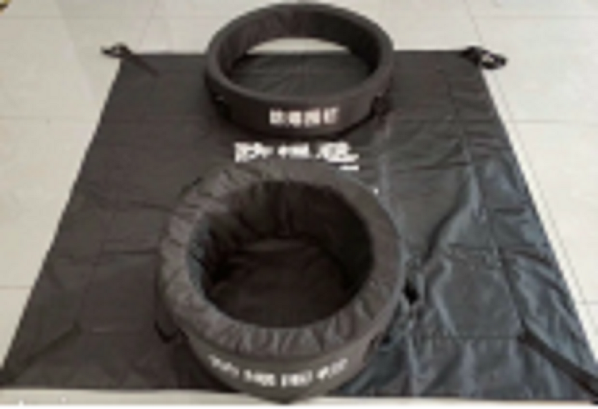 麦盾 防爆毯安检装备毯防爆毯防爆罐防爆桶安保器材套装应急救援反恐装备 1.6米防爆毯+双围栏高清大图