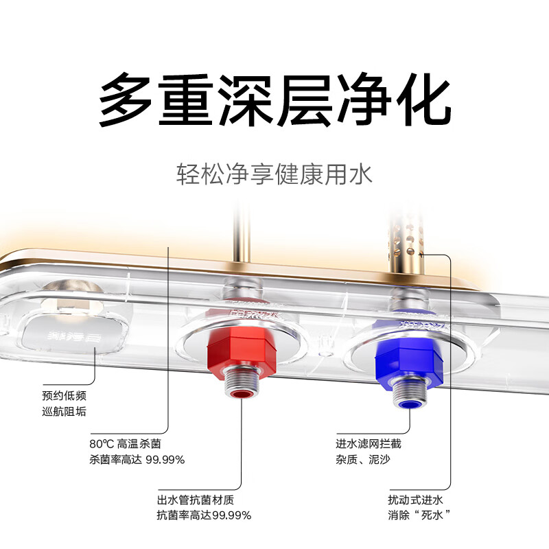 米家小米智能电热水器60升N1 家用EWH60-MJ03大容量60L变频速热增容镁棒免更换储水式变频以旧换新高清大图
