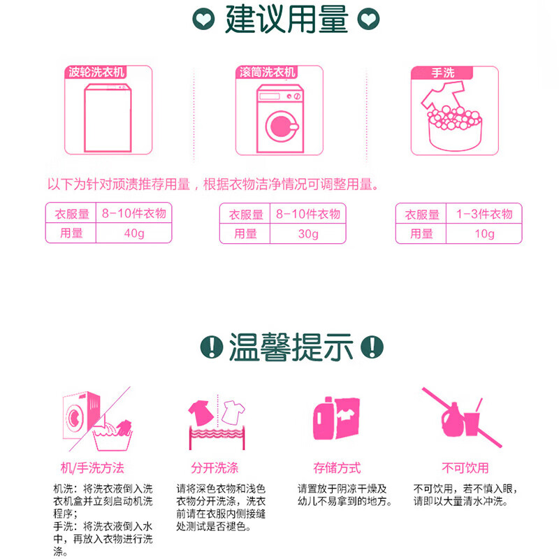 立白 全效馨香液 500g(袋)*2(组合装)高清大图