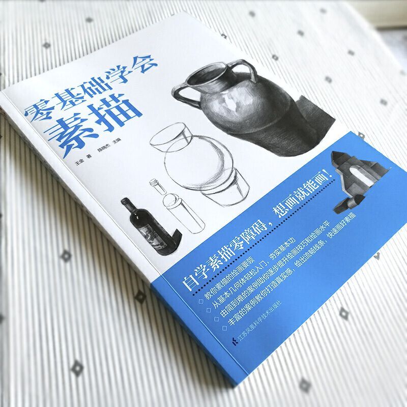[正版]零基础学会素描10天基础教程人体人物绘画静物零入门铅笔绘画书籍
