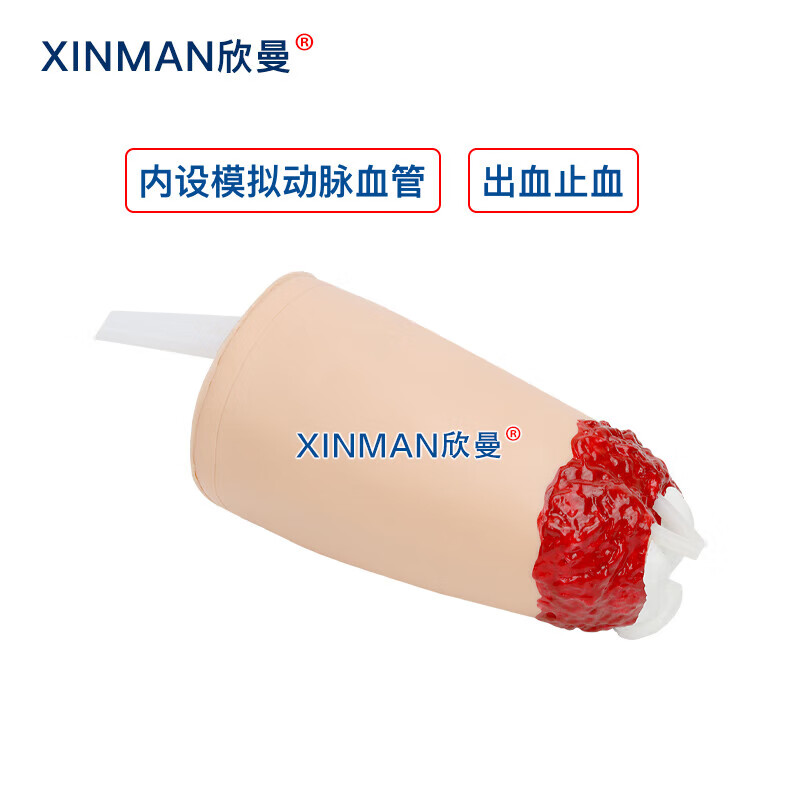 欣曼科教 下肢外伤断肢止血模型 控制出血大腿模型XM-H608高清大图