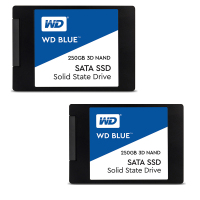 西部数据WD 250G SATA接口蓝盘固态 250G笔记本台式机SSD 固态硬盘