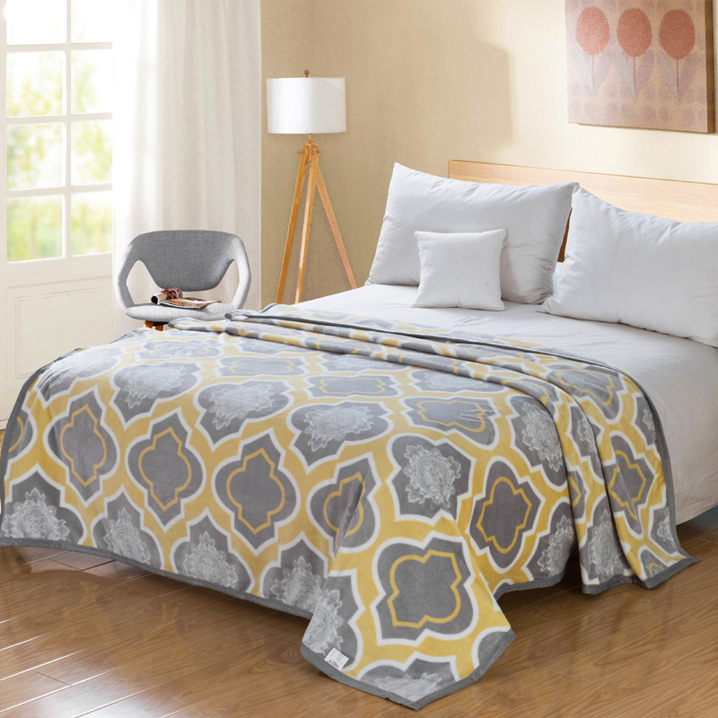 芳恩(faunen) FN-T9003 简约风尚貂绒毯 180×200cm 毯重 950g 单个高清大图