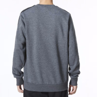 阿迪达斯(adidas) 男装卫衣 22秋新款运动服跑步训练长袖加绒保暖防风圆领棉质套头衫 H12166 XS(