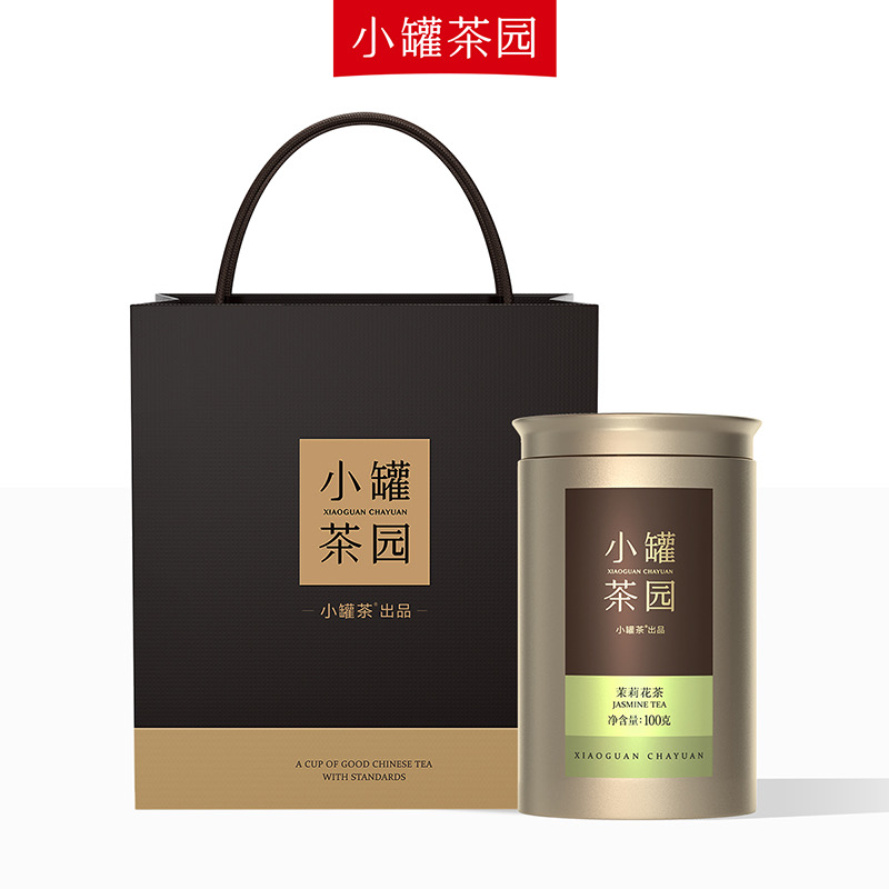小罐茶 小罐茶园金标系列茉莉花茶2.0版100g/罐