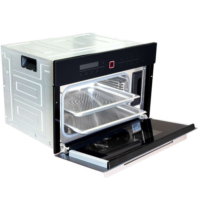美的(Midea)嵌入式电蒸炉 电蒸箱 TPN26MMY-SAL 26升 黑晶欧式家用 智能触屏 魅影系列