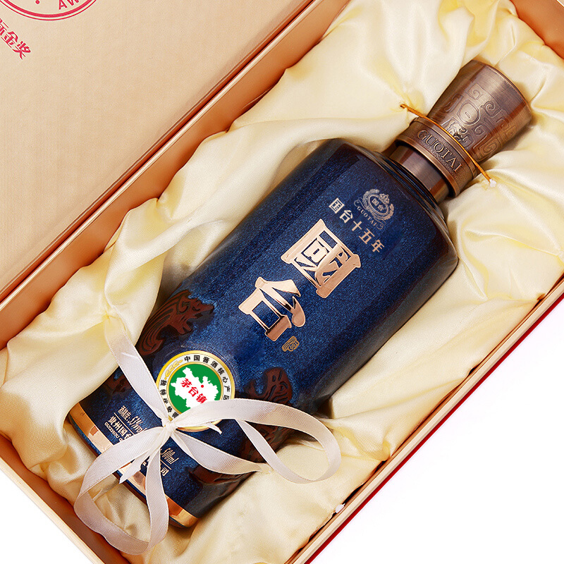 国台 十五年 53度 500ml单瓶装 酱香型白酒高清大图