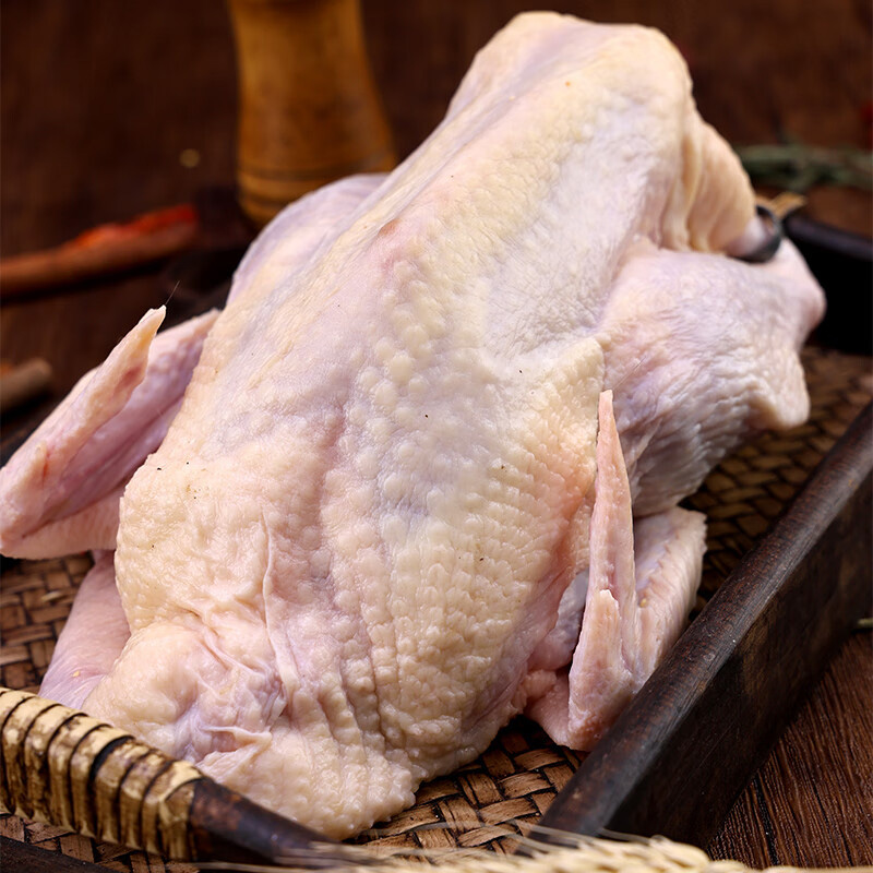 鲜飨竹林漫步清远走地鸡礼盒鲜萃四季食养全家1kg高清大图