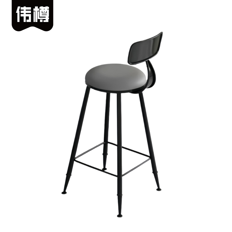 伟樽吧台椅45*45*101cm把高清大图