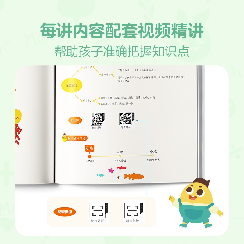 280节AI课伴学版 | 中班探索篇 | 12册 [正版]摩比爱数学萌芽探索飞跃篇大中小班幼小衔接早教启蒙绘本 摩比爱语高清大图