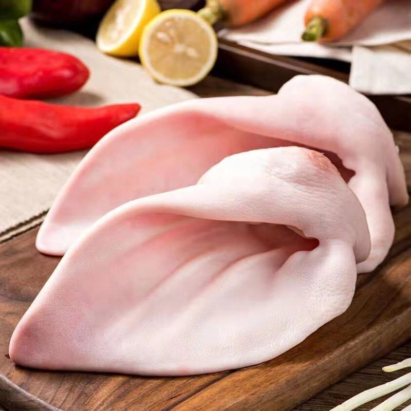 赛卡伊顺丰25斤装新鲜冷冻猪耳朵猪耳片生猪耳土猪耳三斤