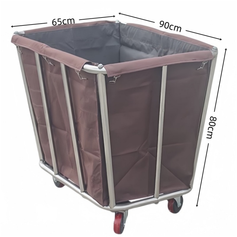 依韵珂咖色布草车10管个