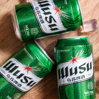 [乌苏啤酒]官方授权夺命大乌苏绿乌苏新疆啤酒330ml罐听装整箱