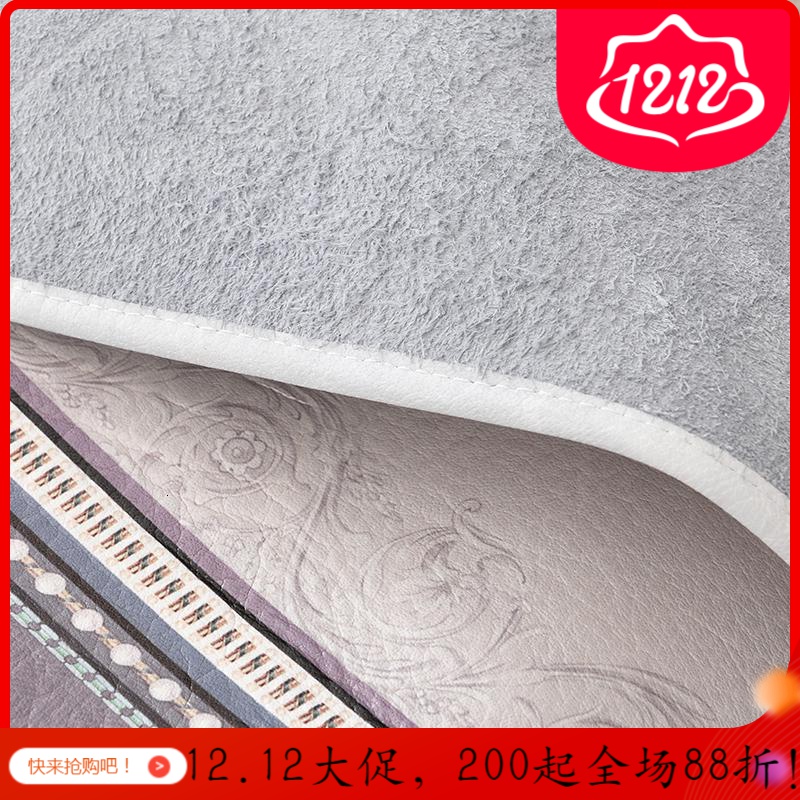 美帮汇彩绘牛皮席头层水牛皮凉席1.5 1.8米三件套软席子 西度瑞拉 星影花样单席 1.8m（6英尺）床