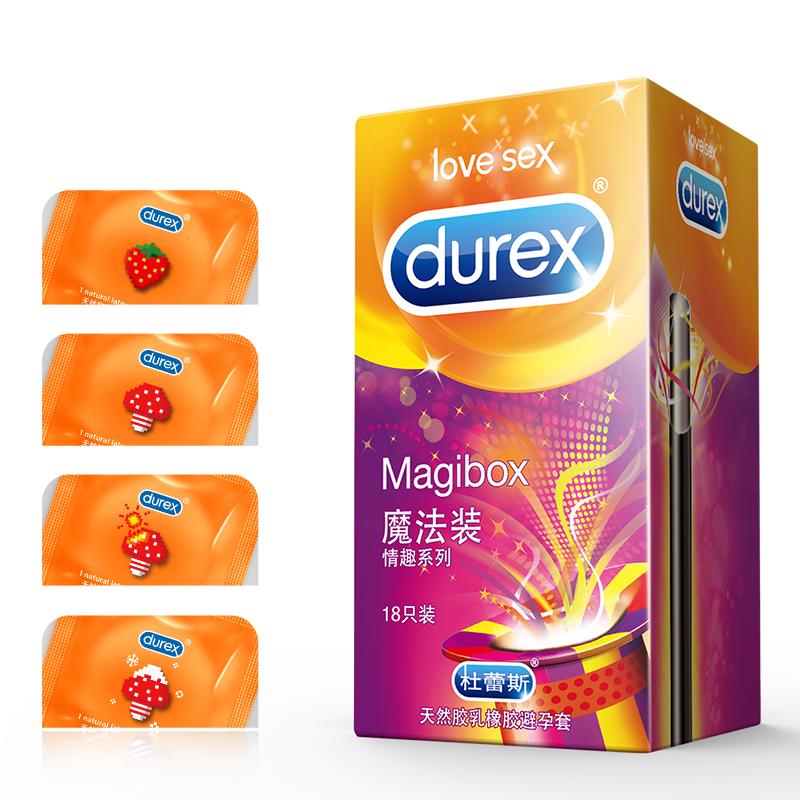 杜蕾斯(Durex) 避孕套 魔法情趣18+凸点螺纹3赠超薄润2 共23只装 标准款 安全套 男用情趣用品