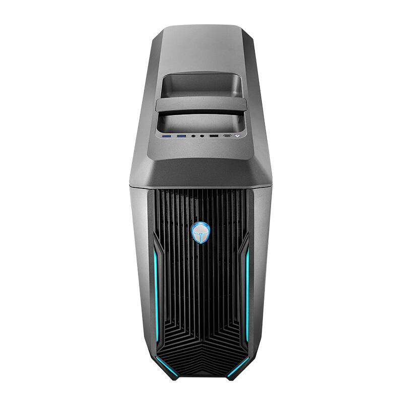 雷神(THUNDEROBOT)911黑武士星战版台式机电脑设计发烧吃鸡电竞主机(10代Intel i7-10700 16GB 256GB+1TB GTX1660super)水冷