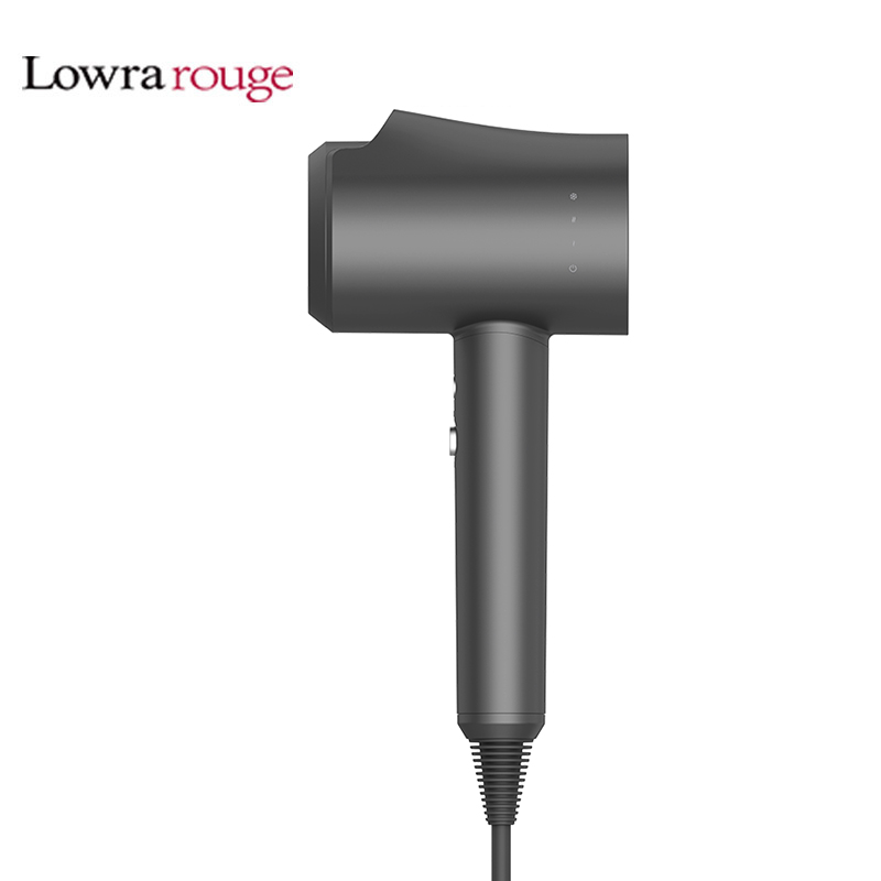 Lowra rouge罗拉如炬家用电吹风筒低辐射负离子护发吹风机宿舍用学生-铁砂灰高清大图