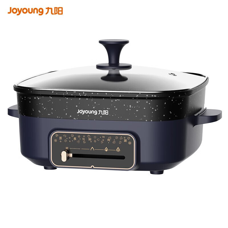 九阳 HG60-G650 电火锅 家用一体多功能可涮肉可调档电热锅 6L