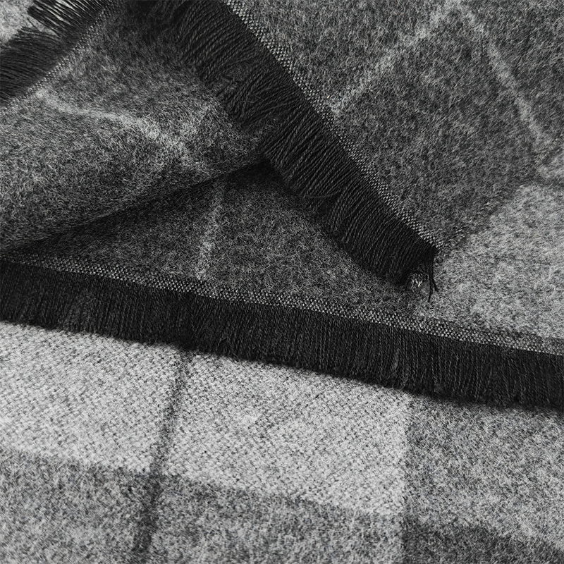 鸽护 羊毛围巾 GH199QDK-2 条高清大图