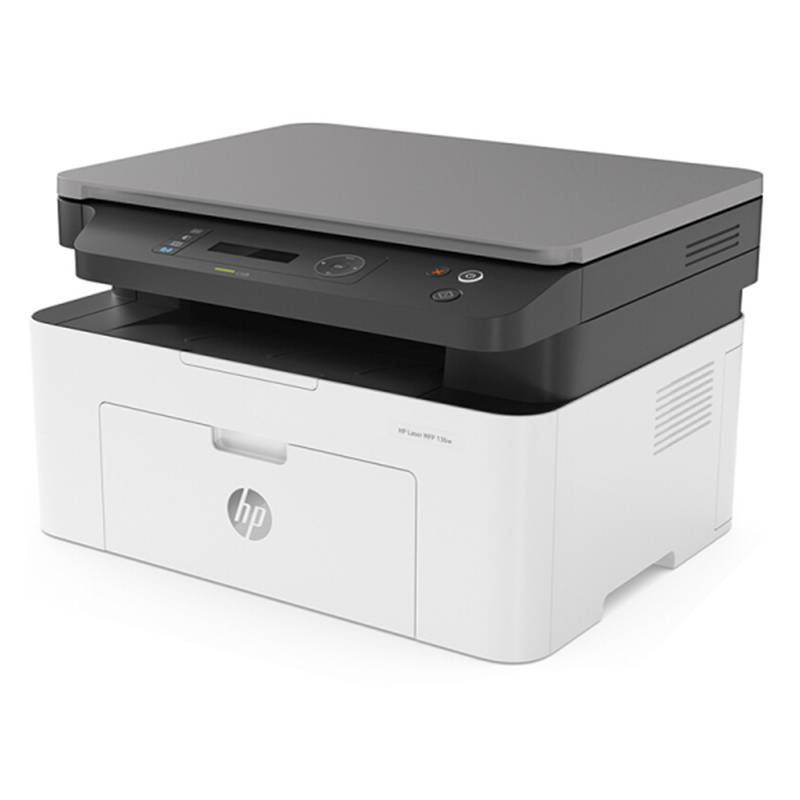 惠普(HP)Laser MFP 136w 锐系列新品激光多功能一体机 打印复印扫描 三合一
