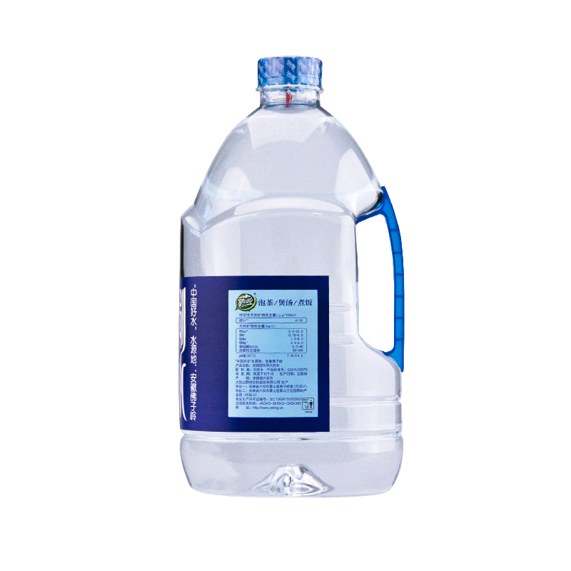野岭剐水4.5Lx4瓶泡茶煲汤水含锶型饮用天然水