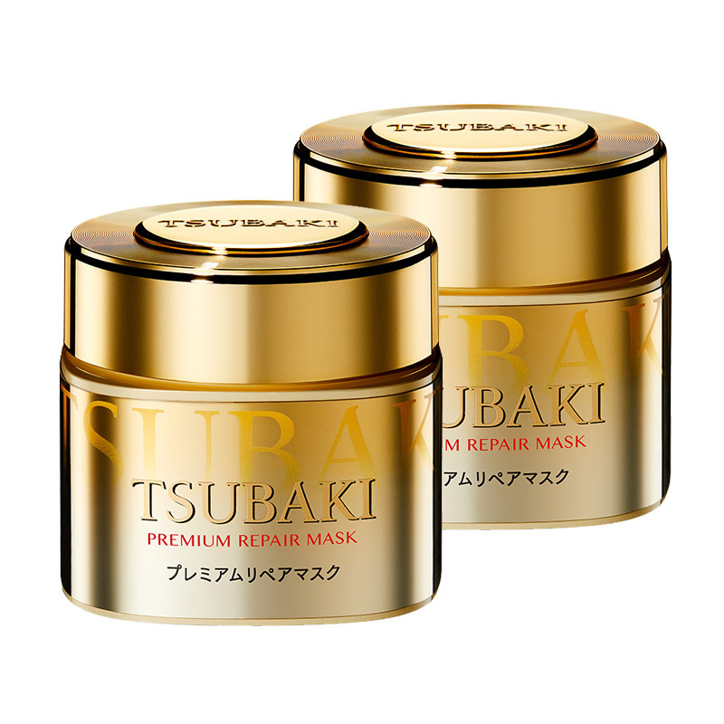 资生堂(Shiseido)TSUBAKI丝蓓绮金色发膜180g 2瓶高清大图
