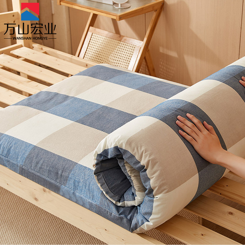 万山宏业 水洗棉床褥 床垫3.8斤 WG151G/条高清大图
