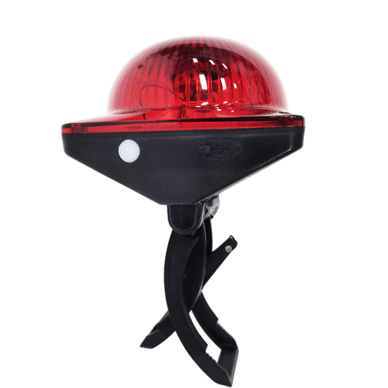 亮视 OX6 1.6W IP65 续航时间≥24h 3.7V 红色 太阳能声光警示灯 红色高清大图