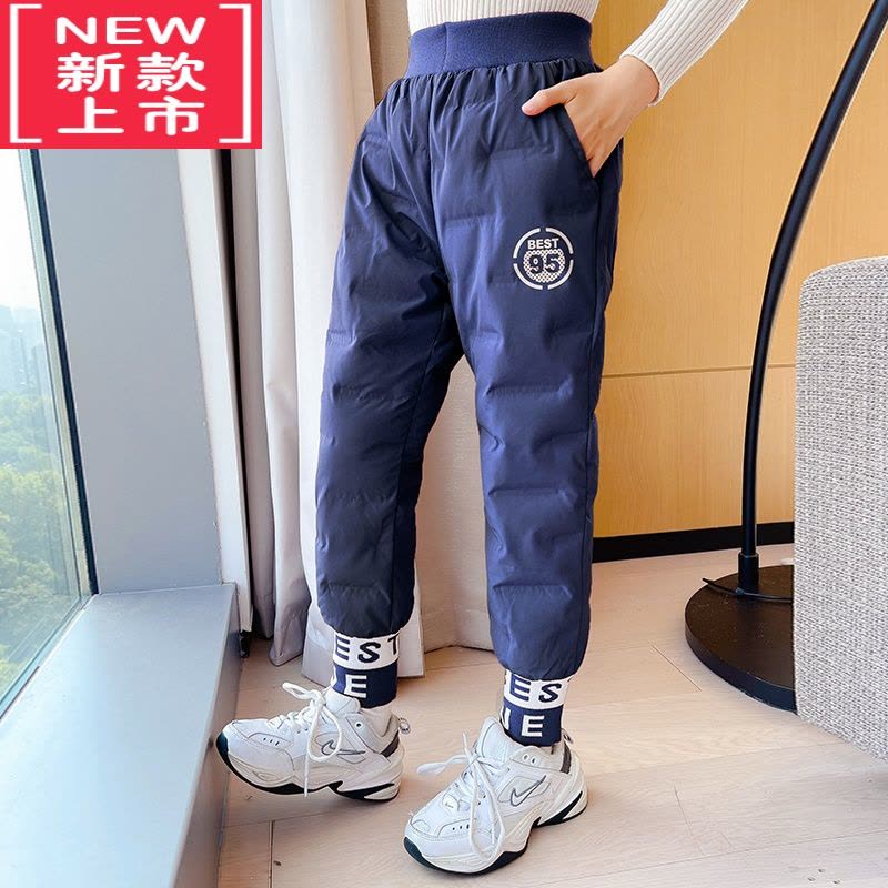 可莉允女童棉裤外穿冬季加绒加厚保暖羽绒棉秋冬装大童长裤冬款儿童裤子保暖裤图片