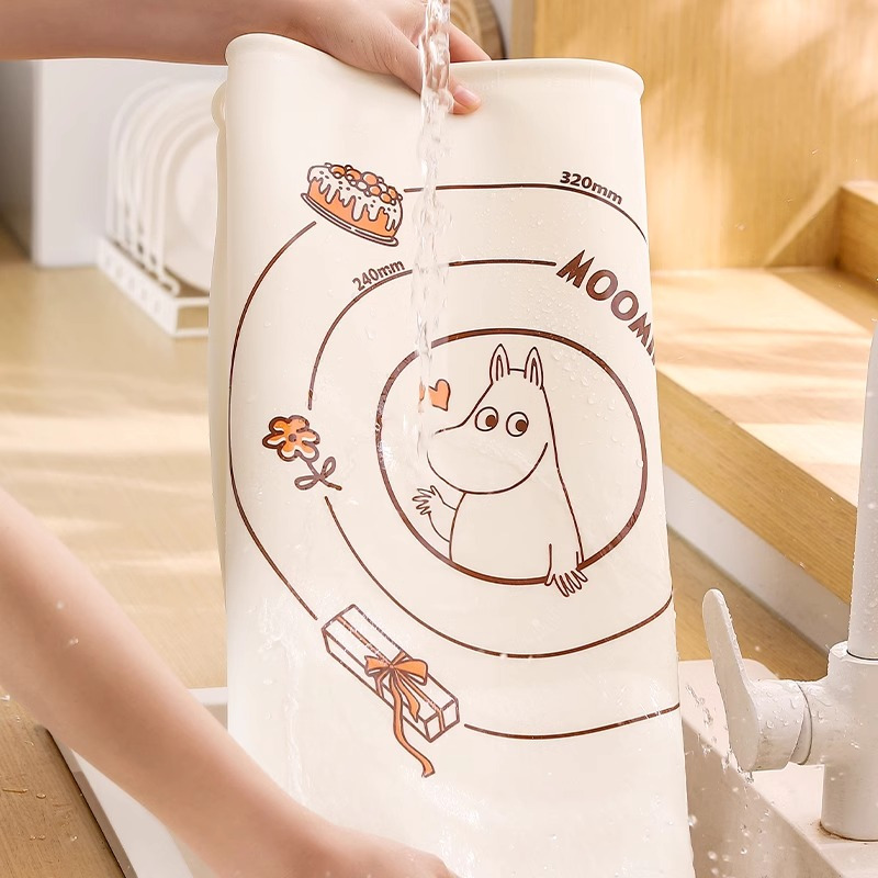 EPORAS八奈司姆明系列食品级加厚家用防滑垫子面食案板硅胶揉面垫高清大图