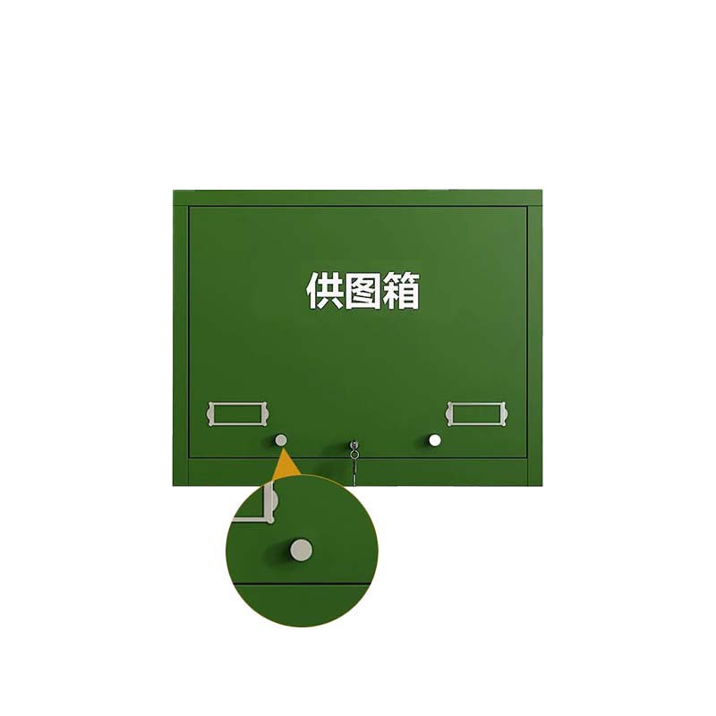 利特莱依供图箱户外地图柜野外作训地图携行箱演习图纸供图箱定做军绿色单节柜