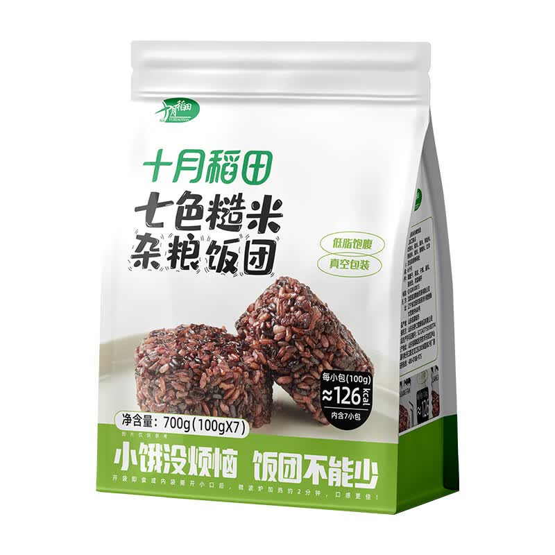 十月稻田(SHIYUEDAOTIAN) 七色糙米杂粮饭700g 甄选原粮 颗粒饱满 自然醇香 科学搭配 营养均衡高清大图