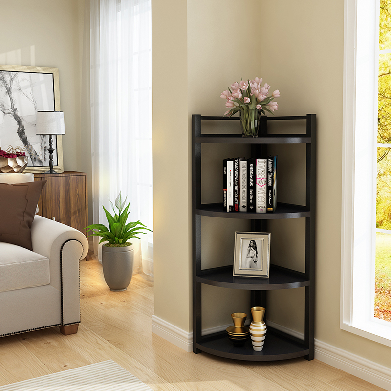 寻木匠客厅墙角置物架卧室转角架厨房收纳架花架角落储物架书架拐角角