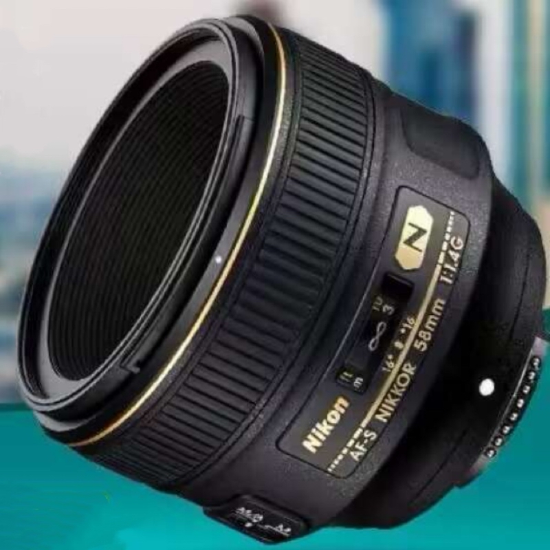 Nikon/尼康 AF-S 尼克尔58mm f/1.4G定焦镜头 全画幅大光圈人像定焦镜头单反相机镜头58/1.4g高清大图