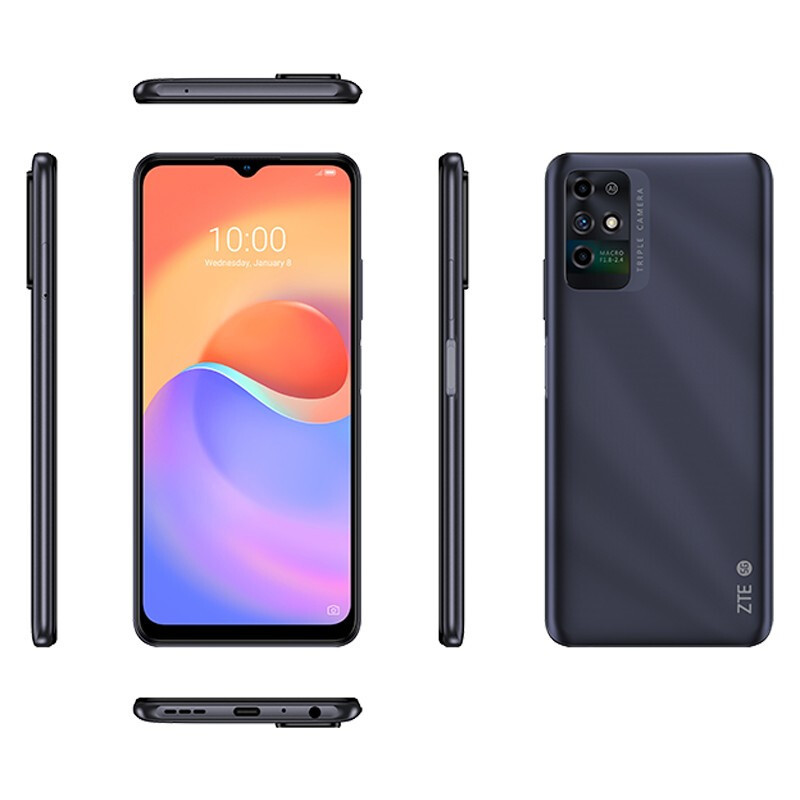 【送耳机壳膜】中兴远航10 全网5g 灰色 4gb 128gb 6.